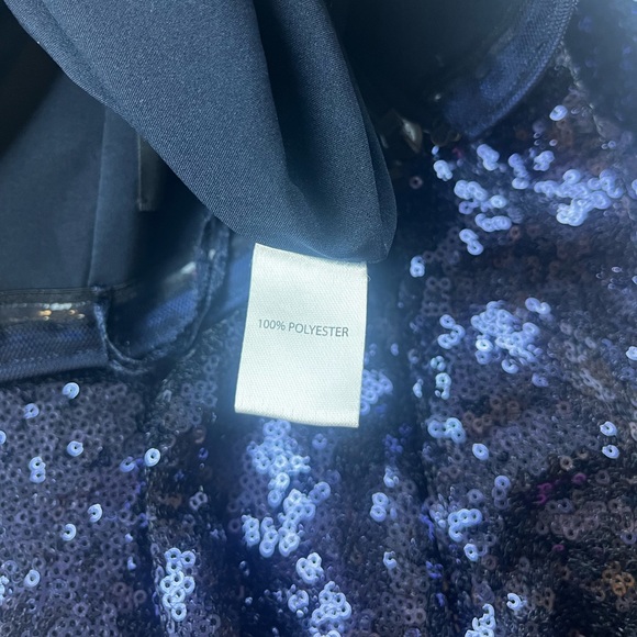 Saloni Aurelie Strapless Sequin Jumpsuit S100-7 - Picture 6 of 6